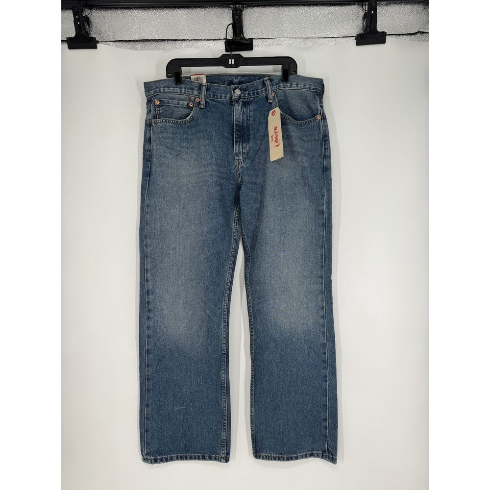Levis 559 Jeans Mens 38x30 Blue Denim Relaxed Fit Straight Leg Medium Wash Pants